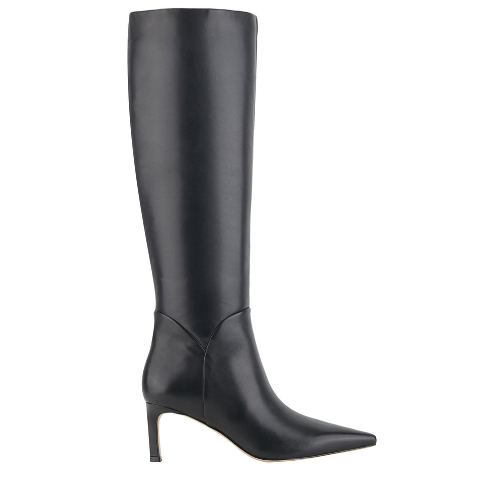 Sabrina Leather Boot - Black Leather / Marc Fisher Discount