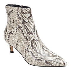 Itzia Ankle Leather Bootie - Snake Printed Leather / Marc Fisher Sale