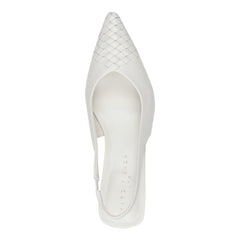Rilly Leather Slingback Pump - Ivory Leather / Marc Fisher Sale