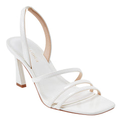 Nalina Slingback Sandal - White Patent / Marc Fisher US