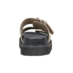 Agusta Studded Slide Sandal - Taupe Suede / Marc Fisher Online