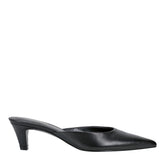 Rosa Heeled Mule - Black Leather / Marc Fisher US