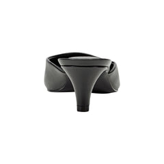 Rosa Heeled Mule - Black Leather / Marc Fisher US