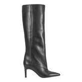 Gentle Dress Leather Boot - Black Leather / Marc Fisher On Sale