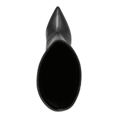 Gentle Dress Leather Boot - Black Leather / Marc Fisher On Sale