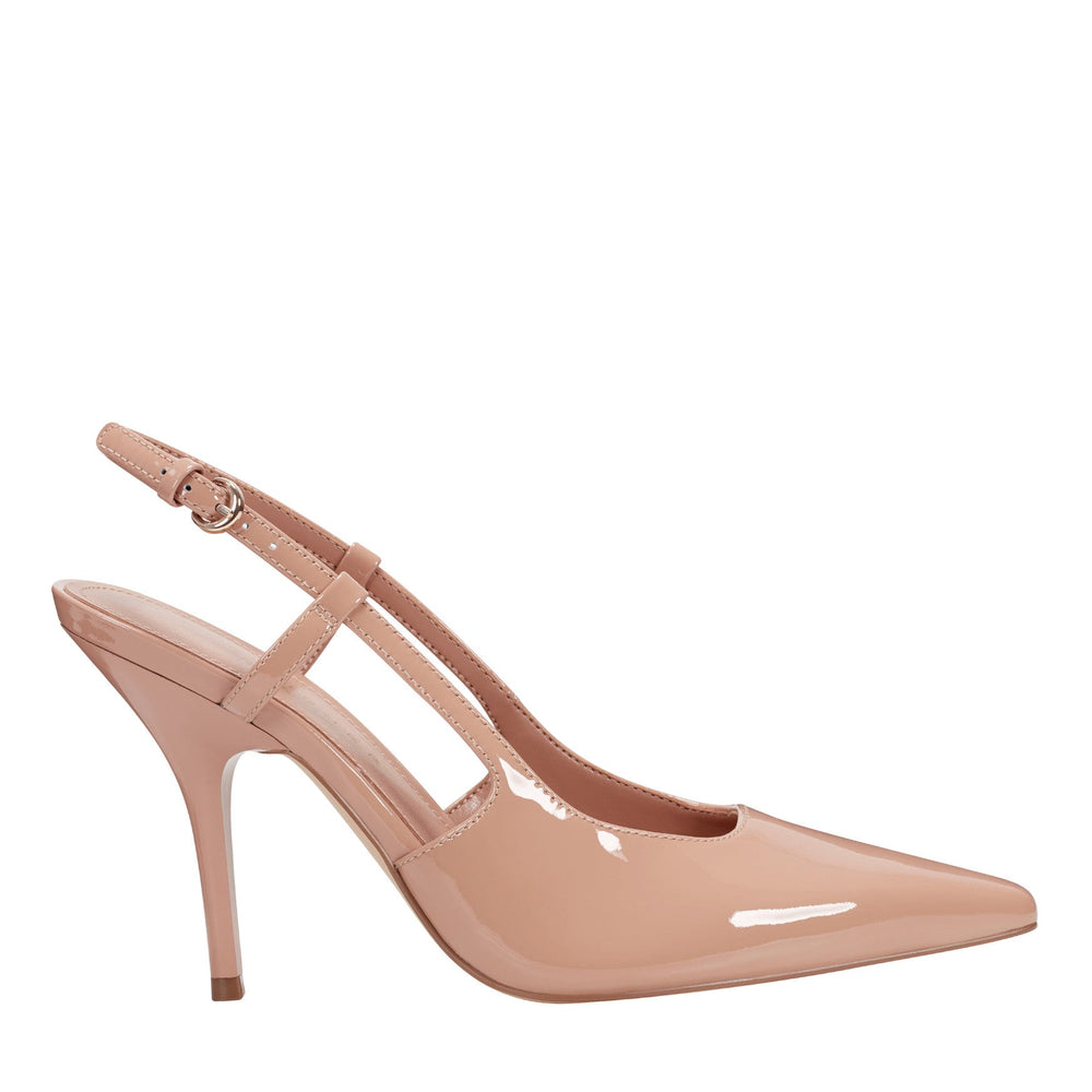 Torry Slingback Pump - Natural Patent Leather / Marc Fisher On Sale