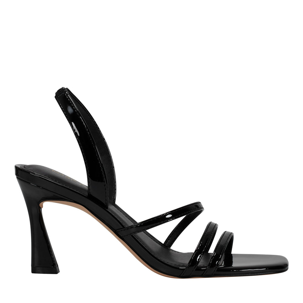 Nalina Slingback Sandal - Black Patent / Marc Fisher Sale