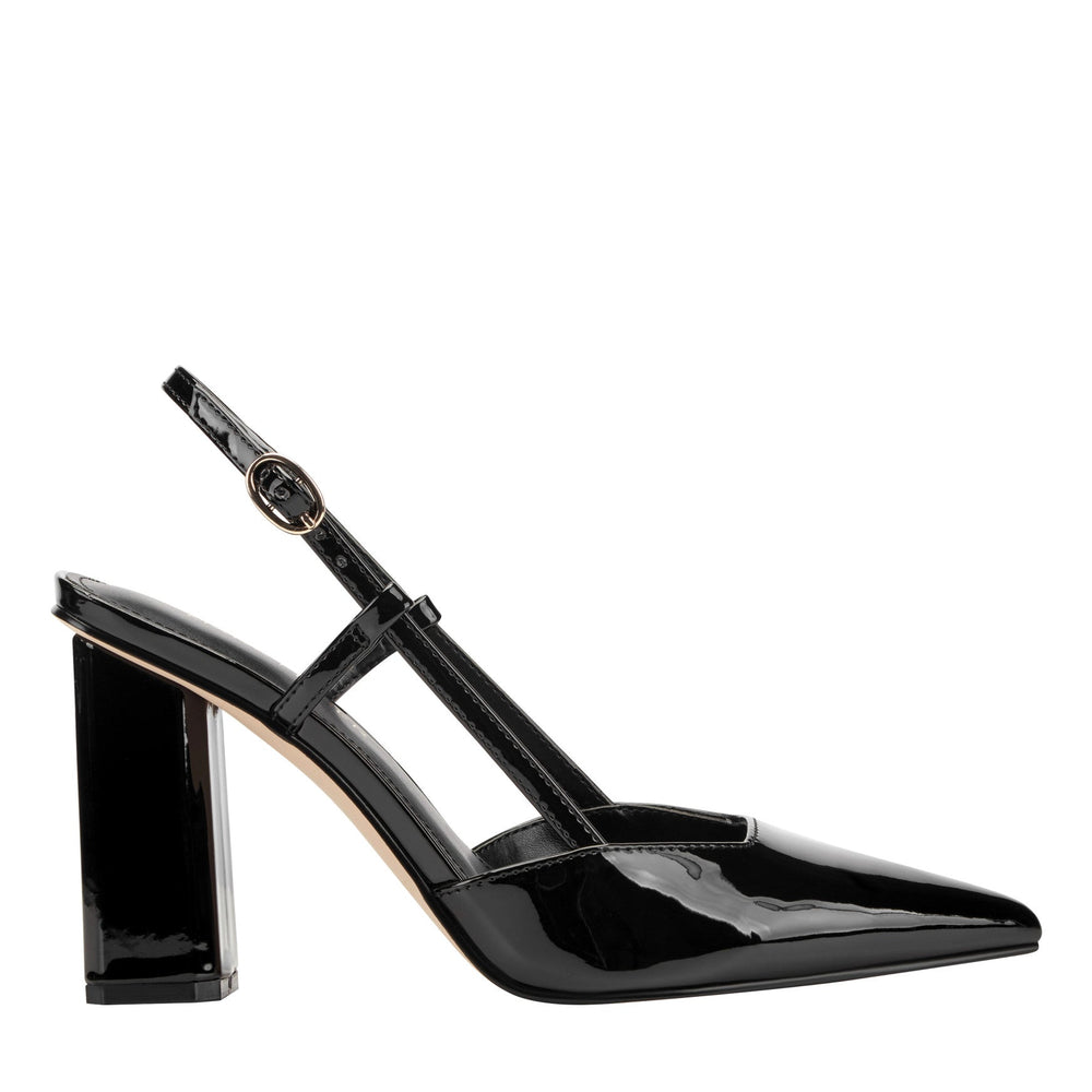 Dian Slingback Pump - Black Patent / Marc Fisher Discount