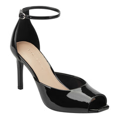 Veni Peep Toe Pump - Black Patent / Marc Fisher For Sale