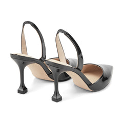 Hadya Slingback Pump - Black Patent / Marc Fisher For Sale