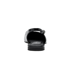 Gabra Leather Slingback Flat - Black Patent Leather / Marc Fisher US