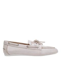 Uleena Leather Boat Shoe - Light Natural Leather / Marc Fisher Online