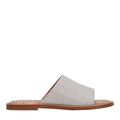 Grayce Flat Slide Sandal - Light Grey Raffia / Marc Fisher On Sale