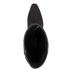 Yarli Leather Boot - Black Suede / Marc Fisher US