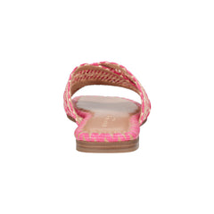 Nylie Flat Sandal - Natural/Pink / Marc Fisher US