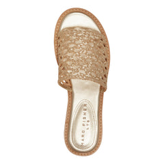 Glynne Woven Flat Sandal - Gold / Marc Fisher Sale