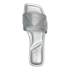 Murphy Flat Sandal - Silver / Marc Fisher US