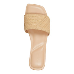 Murphy Flat Sandal - Natural Raffia / Marc Fisher On Sale
