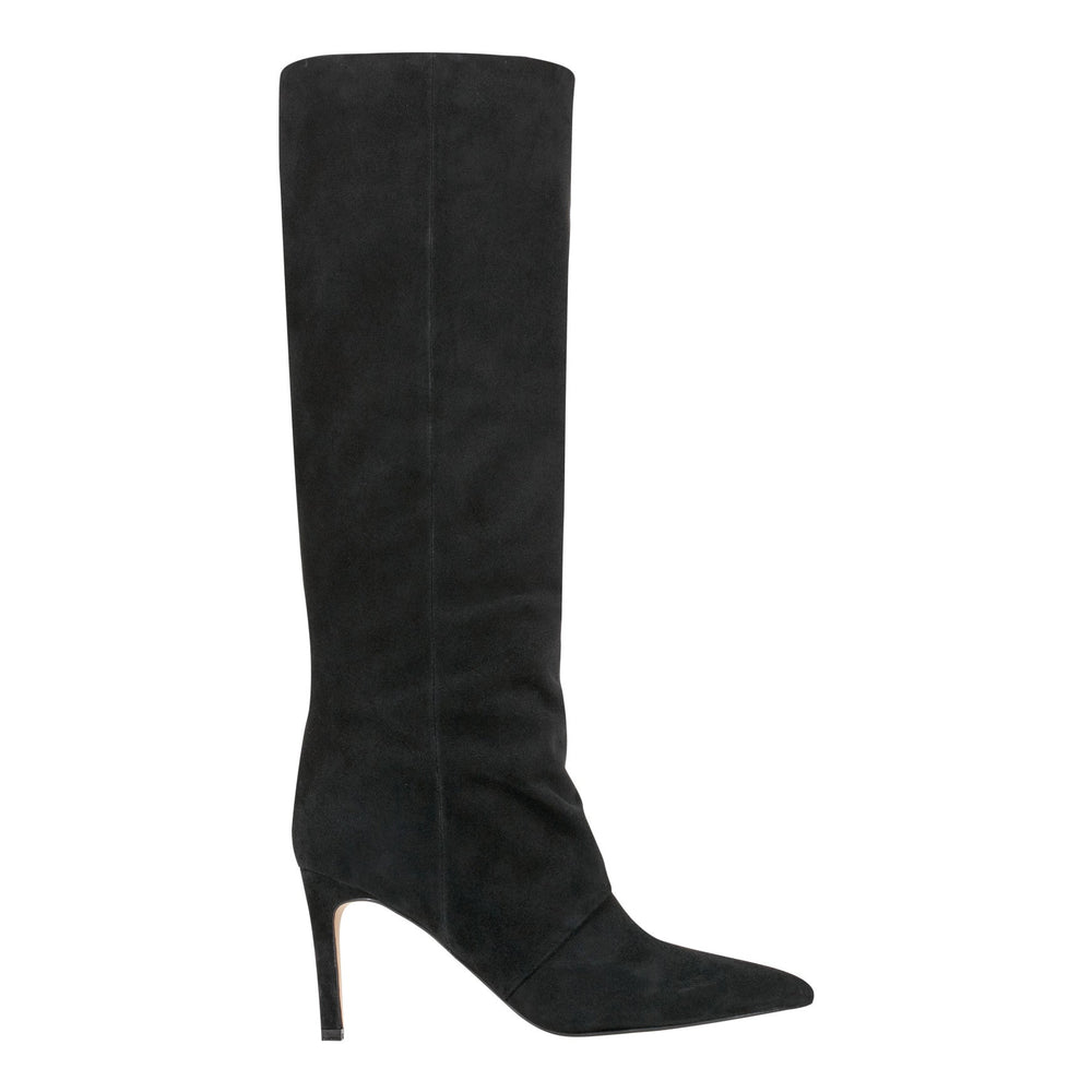 Narysa Dress Leather Boot - Black Suede / Marc Fisher Online