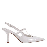 Remmi Strappy Slingback Pump - White Patent / Marc Fisher Outlet