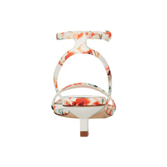 Alona Ankle Strap Sandal - White Floral / Marc Fisher Discount