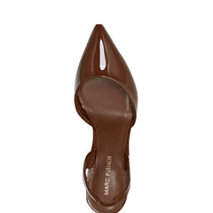 Hadya Slingback Pump - Brown Patent / Marc Fisher Discount