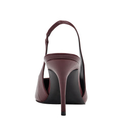 Leynne Slingback Pump - Dark Red Leather / Marc Fisher On Sale