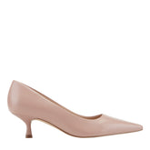 Calynna Leather Kitten Heel Pump - Light Pink Leather / Marc Fisher US