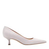 Calynna Leather Kitten Heel Pump - Lavender Suede / Marc Fisher On Sale