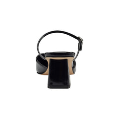 Lakey Heeled Mule - Black Patent / Marc Fisher Online