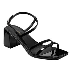 Jeci Strappy Sandal - Black Patent / Marc Fisher For Sale