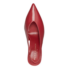Esther Leather Slingback Pump - Red Leather / Marc Fisher Sale