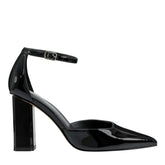 Demeter Ankle Strap Pump - Black Patent / Marc Fisher Outlet