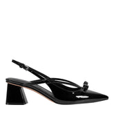 Laily Bow Slingback Pump - Black Patent / Marc Fisher Online