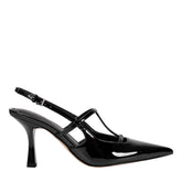 Remmi Strappy Slingback Pump - Black Patent / Marc Fisher On Sale
