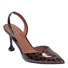 Hadya Slingback Pump - Patent Leopard / Marc Fisher For Sale