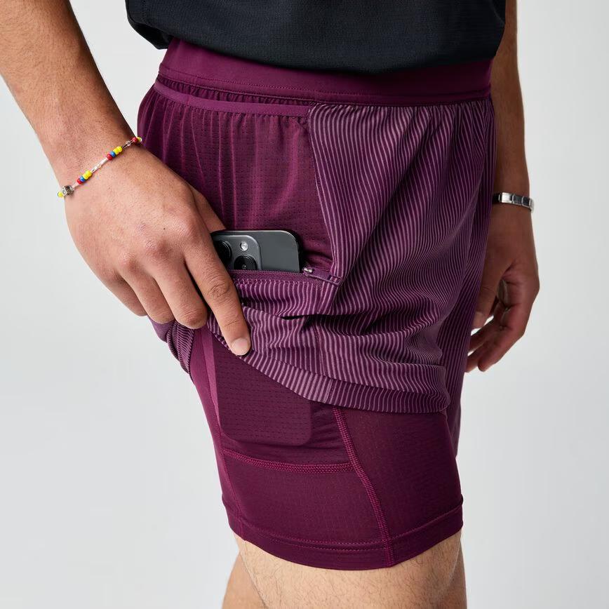 Brooks Running Men's Journey 7" 2-in-1 Short | Running Shorts