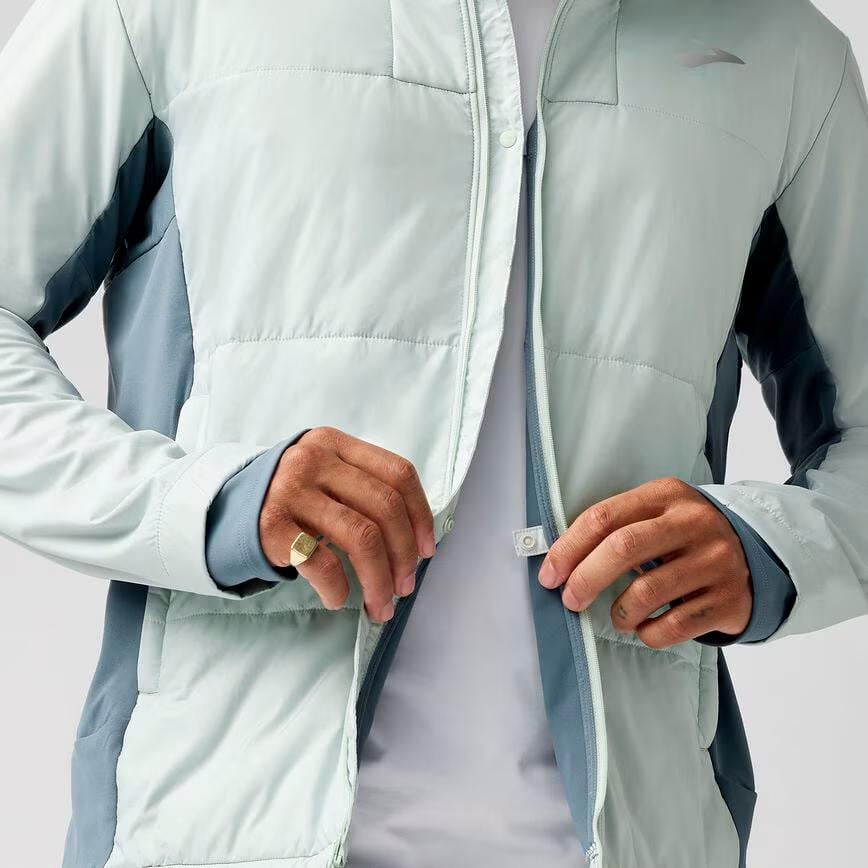 Brooks Running Men's Shield Hybrid Jacket 3.0| Men's Outerwear Jacket