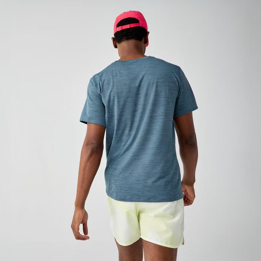 Brooks Running Men's Luxe Short Sleeve | Premium Comfort Men's Apparel