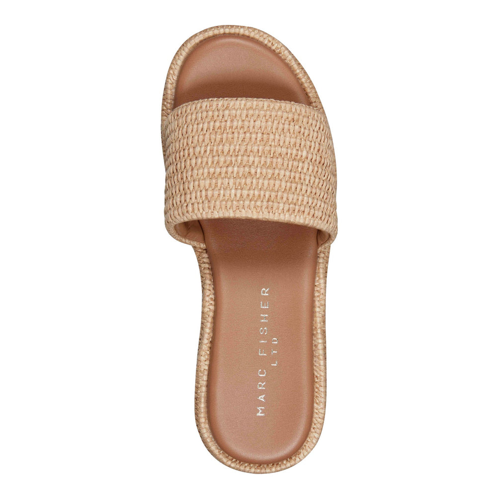 Daylin Flatform Sandal - Natural Raffia / Marc Fisher Online