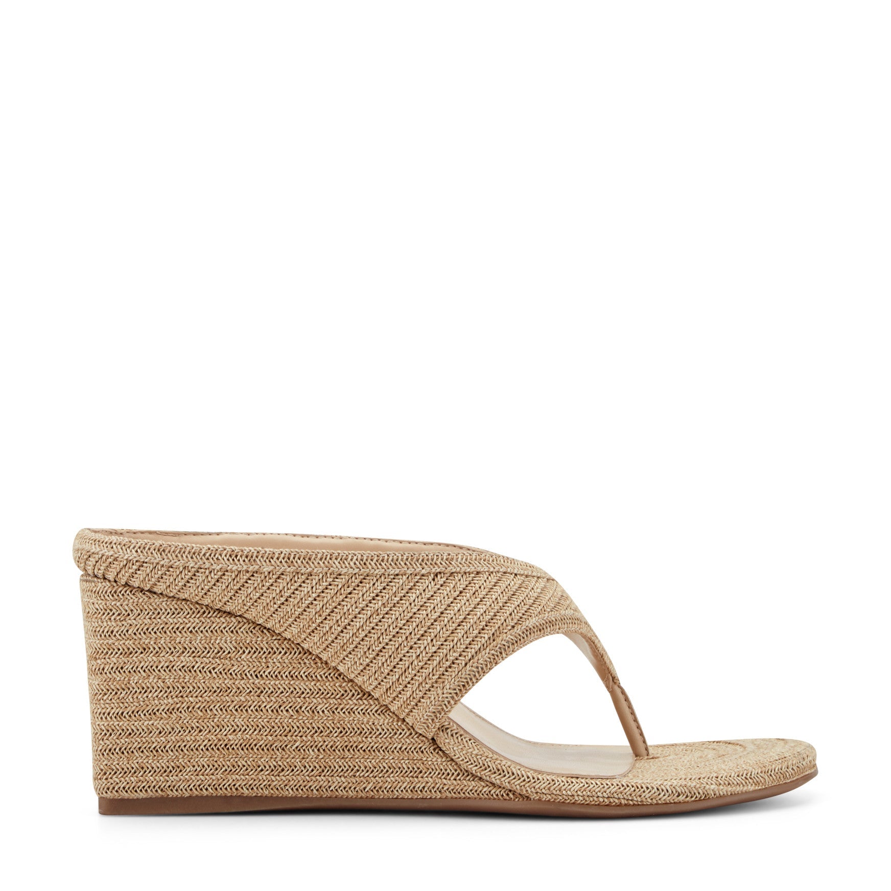 Udena Wedge Thong Sandal - Natural Raffia / Marc Fisher Sale