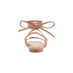 Este Ankle Wrap Leather Sandal - Natural Leather / Marc Fisher Discount