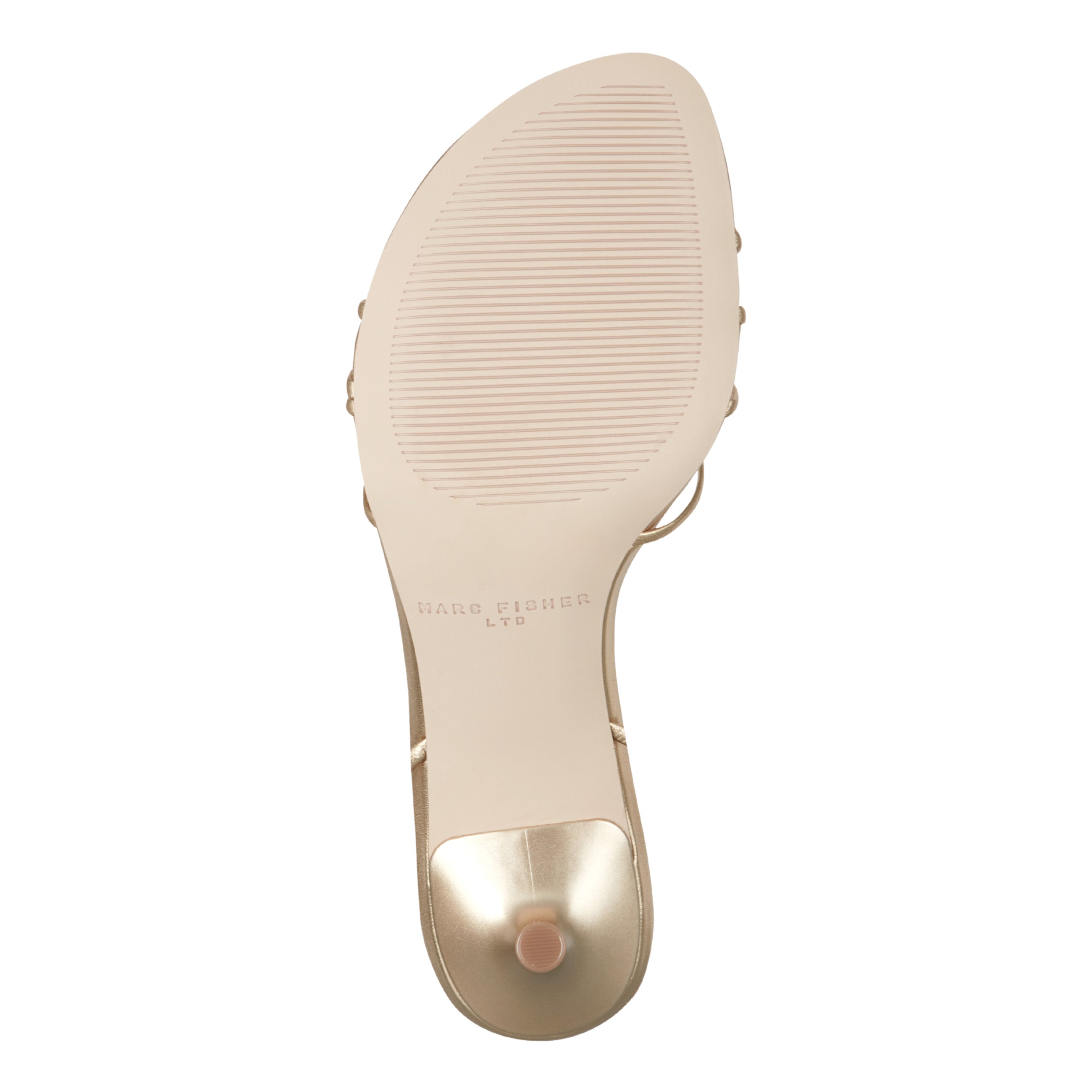 Gineva Leather Ankle Wrap Sandal - Gold Leather / Marc Fisher Online