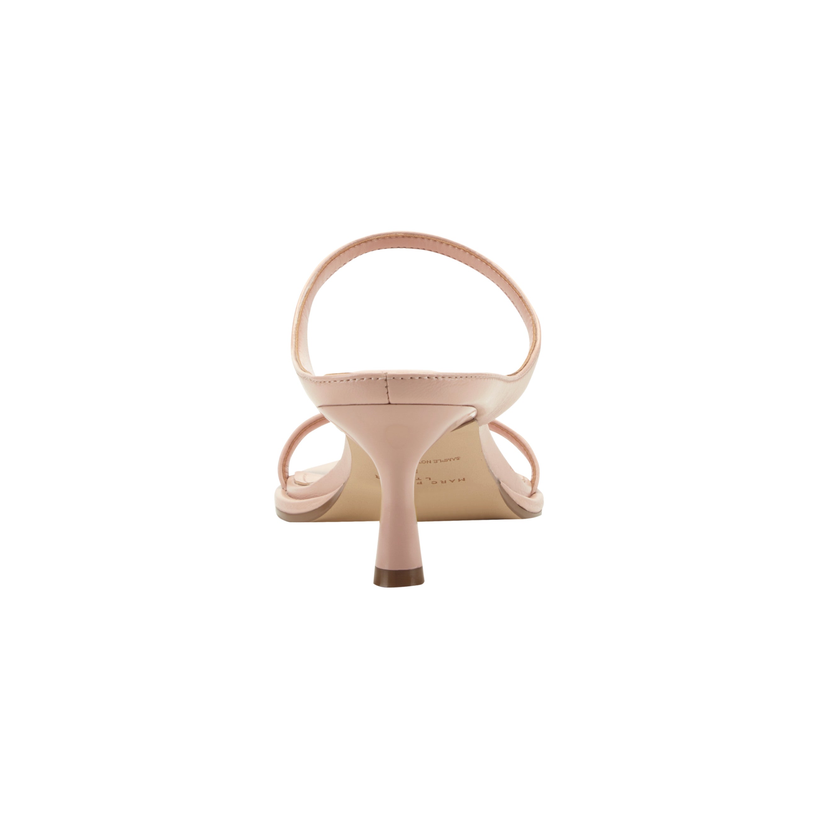 Alonde Leather Heeled Slide Sandal - Light Natural Patent Leather / Marc Fisher Sale