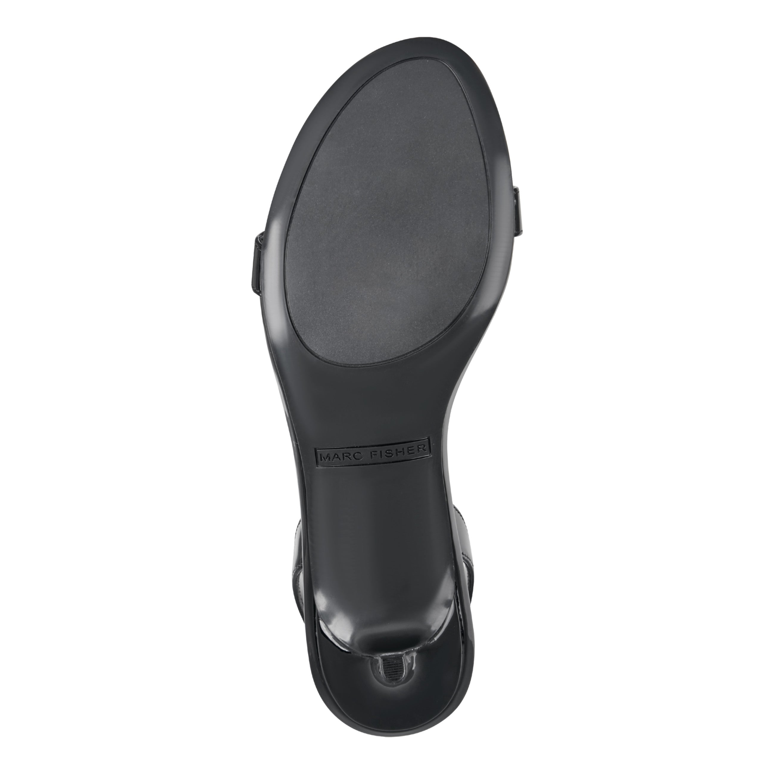 Salla Slingback Kitten Heel Sandal - Black Patent / Marc Fisher US