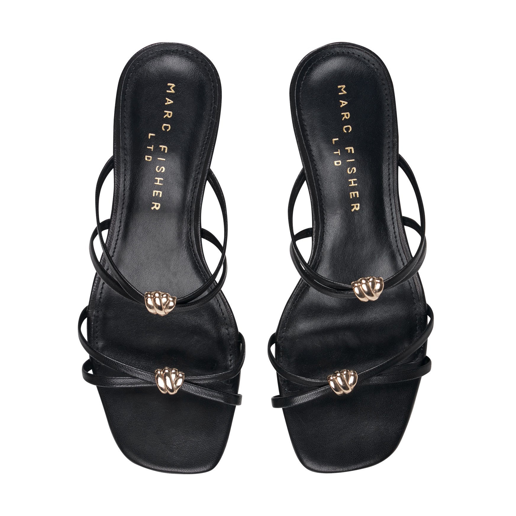 Baizel Leather Mule Sandal - Black Leather / Marc Fisher On Sale