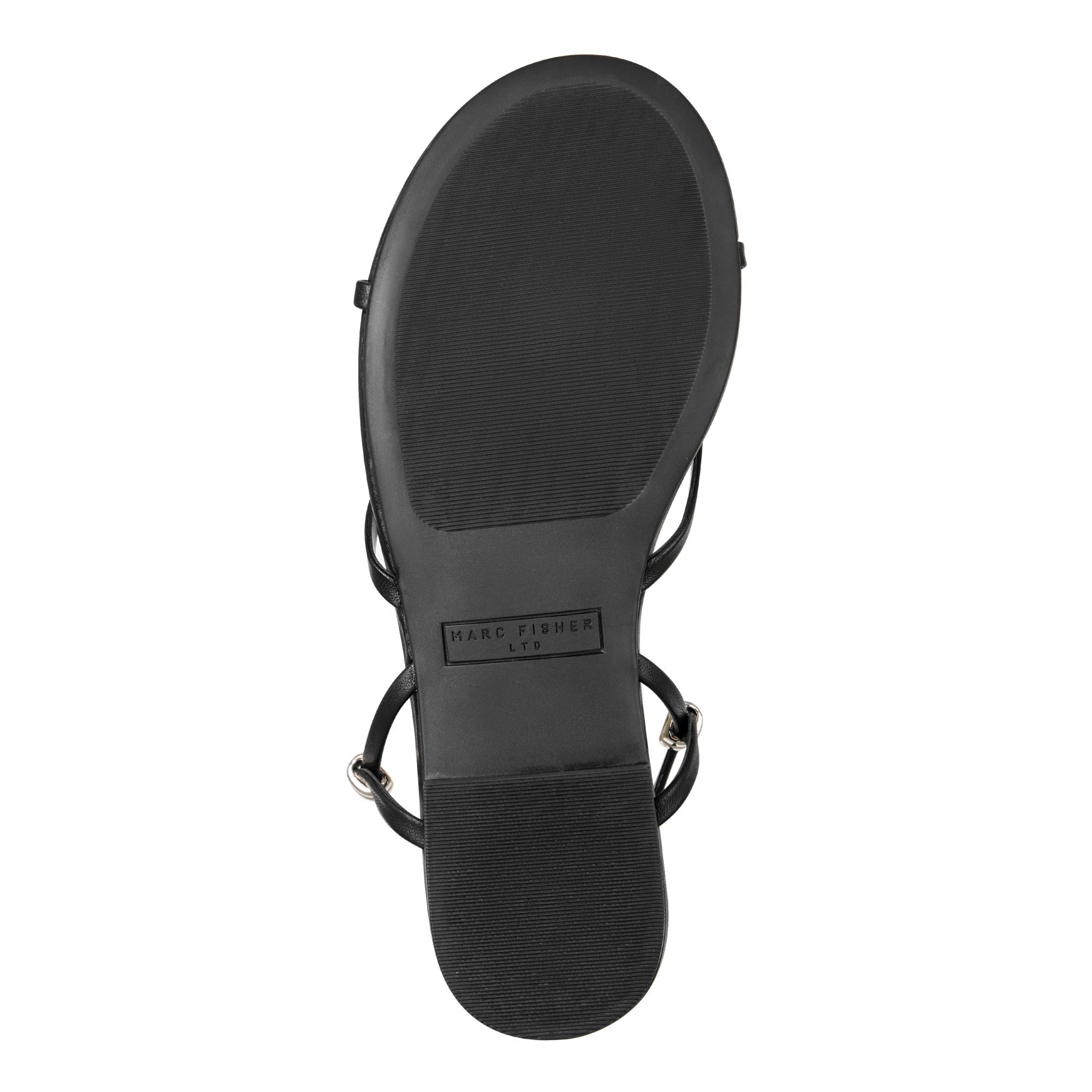 Este Ankle Wrap Leather Sandal - Black Leather / Marc Fisher Sale