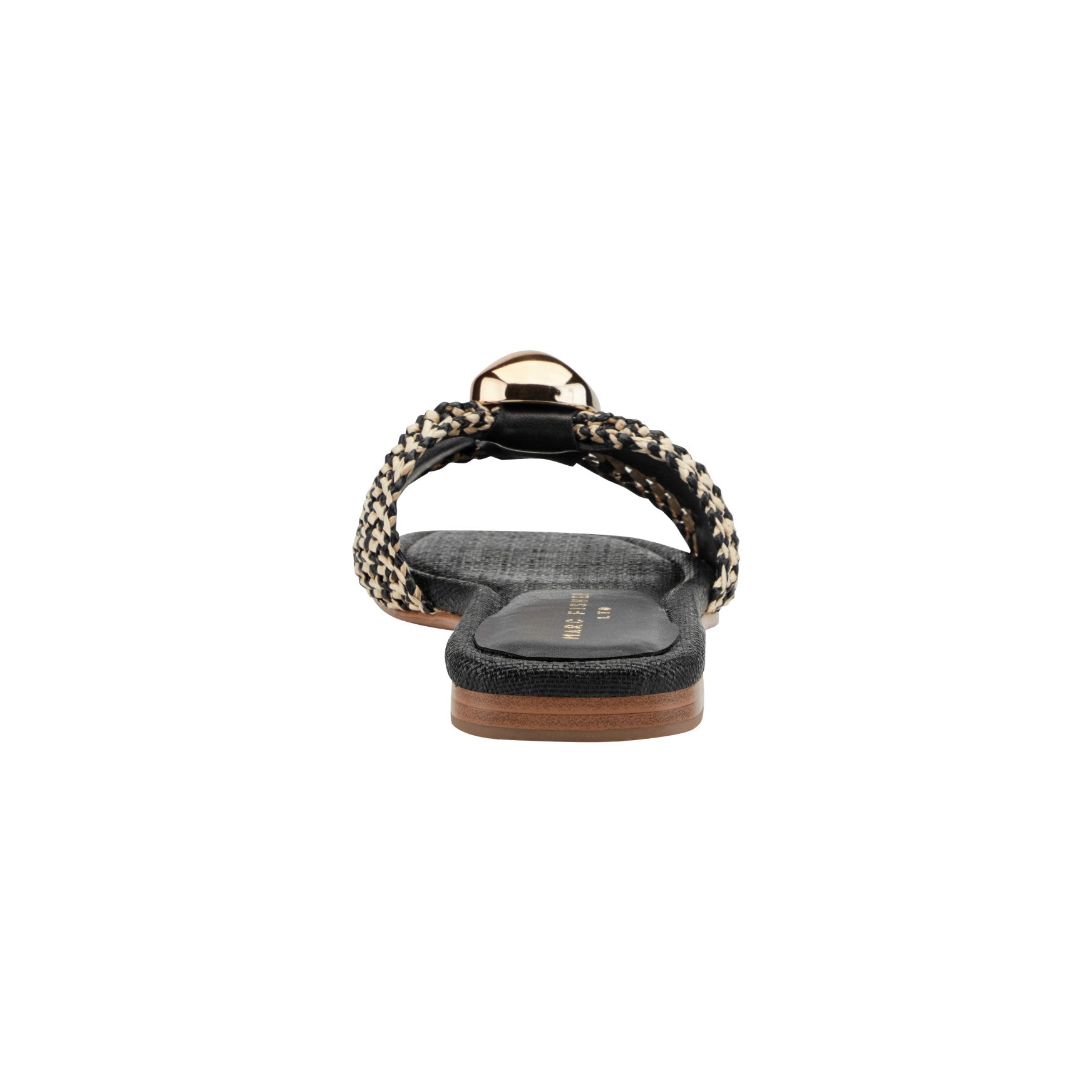 Nalena Flat Slide Sandal - Black Multi / Marc Fisher On Sale