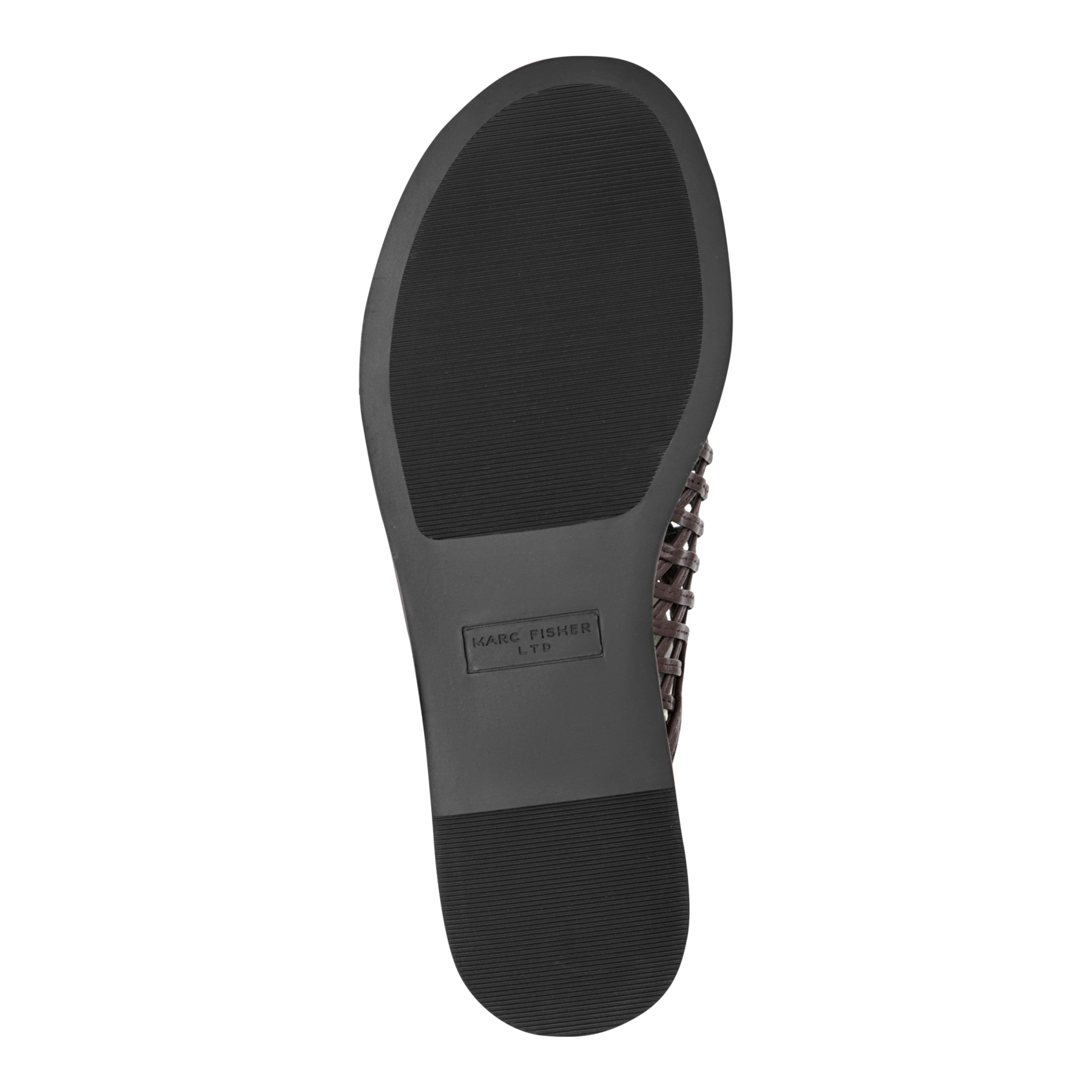 Lynzi Woven Leather Mule - Dark Brown Leather / Marc Fisher For Sale