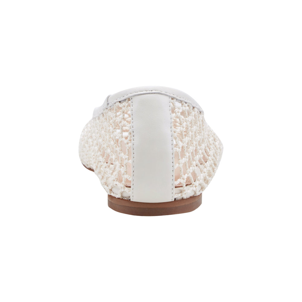 Jazlyn Mesh Ballet Flat - Ivory Mesh / Marc Fisher On Sale